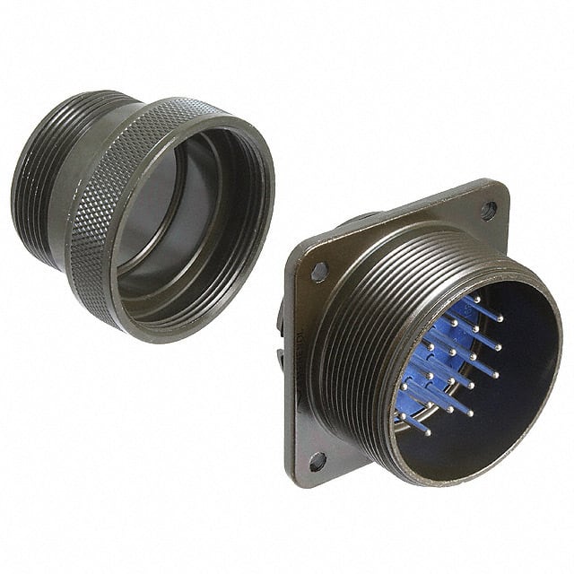 97-3100A-28-16P CONN RCPT MALE 20P SILV SLDR CUP