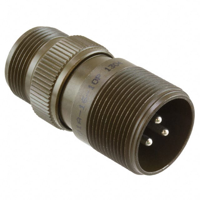 97-3101A-16-10P CONN RCPT MALE 3P SILV SLDR CUP