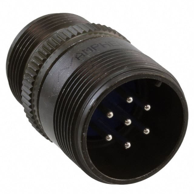 97-3101A-16S-1P CONN RCPT MALE 7P SILV SLDR CUP