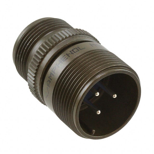 97-3101A-16S-5P CONN RCPT MALE 3P SILV SLDR CUP