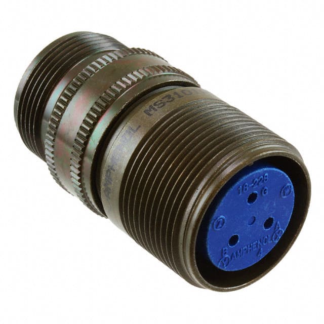 97-3101A-18-22S CONN RCPT FMALE 3P SILV SLDR CUP