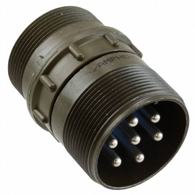 97-3101A-24-10P CONN RCPT MALE 7P SILV SLDR CUP