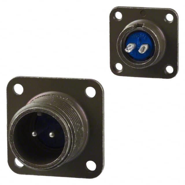 97-3102A-12S-3P(946) CONN RCPT MALE 2P SILV SLDR CUP