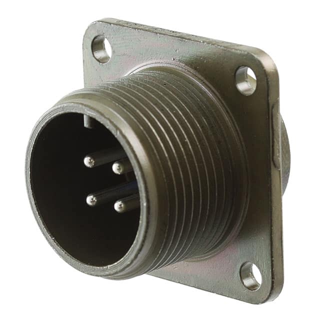 97-3102A-14S-2P CONN RCPT MALE 4P SILV SLDR CUP