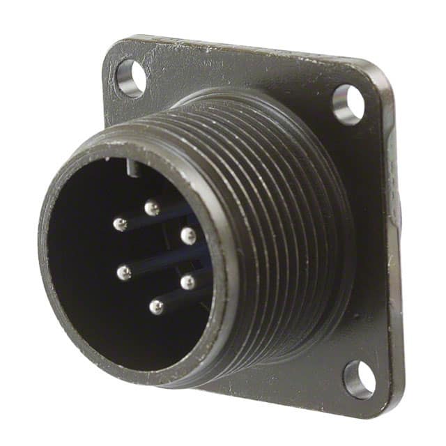 97-3102A-14S-6P CONN RCPT MALE 6P SILV SLDR CUP