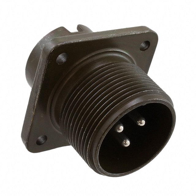 97-3102A-16-10P CONN RCPT MALE 3P SILV SLDR CUP