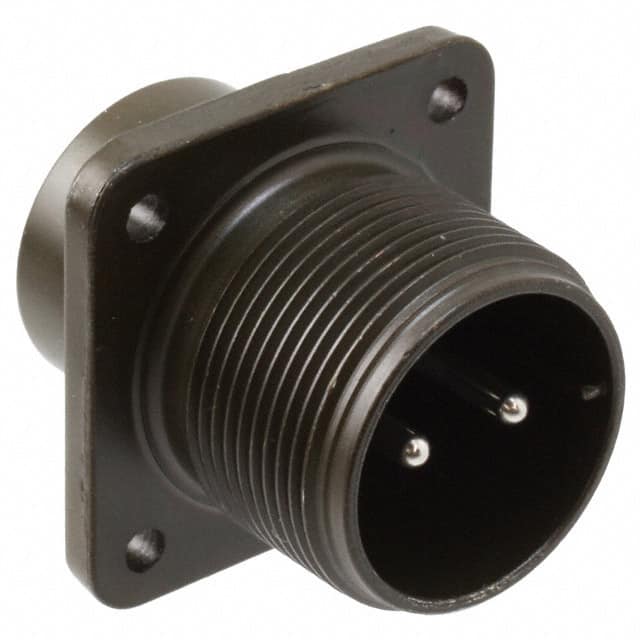 97-3102A-16-9P CONN RCPT MALE 4P SILV SLDR CUP