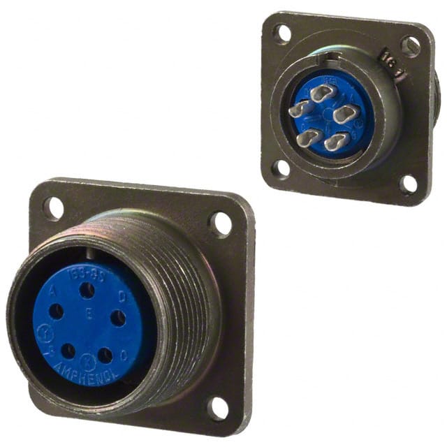 97-3102A-16S-8S CONN RCPT FMALE 5P SOLDER CUP