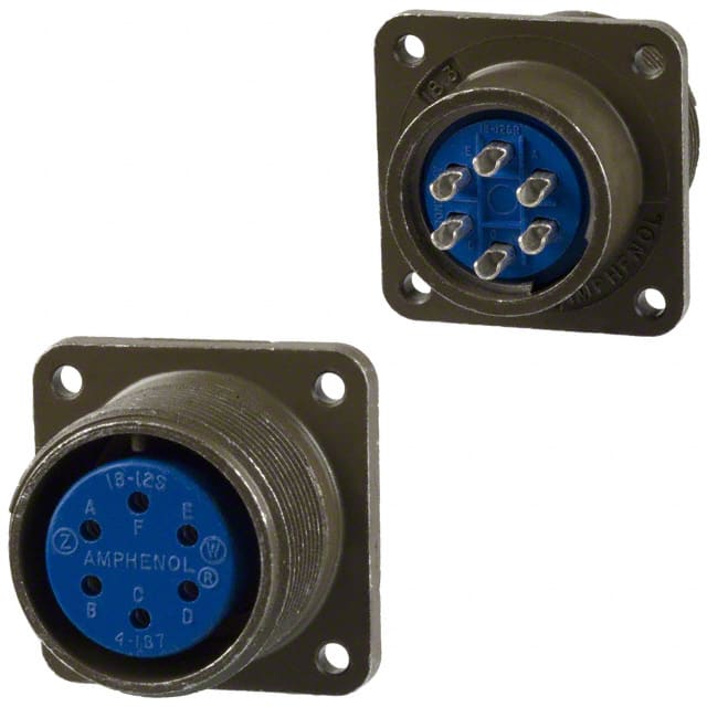 97-3102A-18-12S CONN RCPT FMALE 6P SOLDER CUP