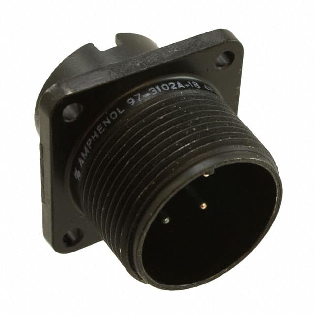 97-3102A-18-4P(946) CONN RCPT MALE 4P SILV SLDR CUP