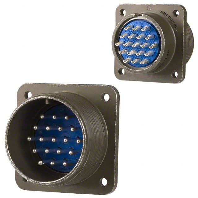 97-3102A-22-14P(946) CONN RCPT MALE 19P SOLDER CUP