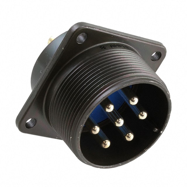 97-3102A-24-10P CONN RCPT MALE 7P SILV SLDR CUP