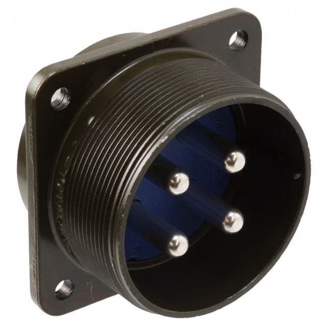 97-3102A-32-17P CONN RCPT MALE 4P SILV SLDR CUP