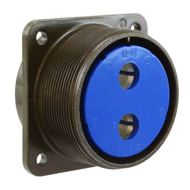 97-3102A-32-5S CONN RCPT FMALE 2P SOLDER CUP