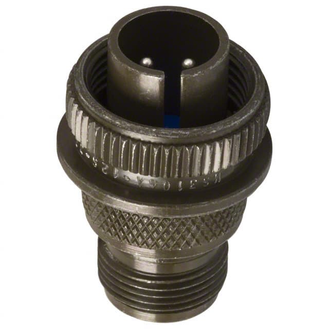 97-3106A-12S-3P CONN PLUG MALE 2P SILV SLDR CUP