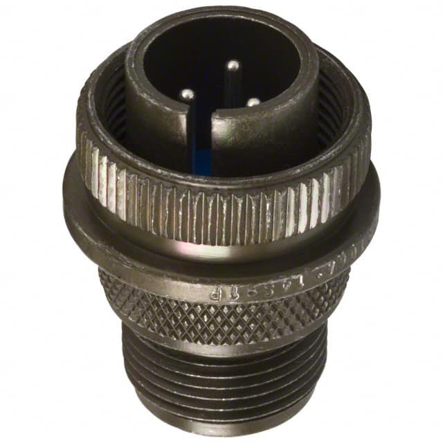 97-3106A-14S-1P CONN PLUG MALE 3P SILV SLDR CUP