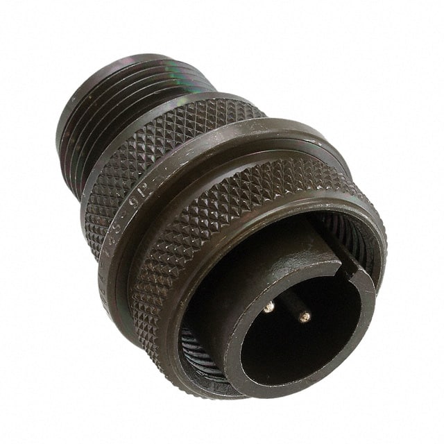 97-3106A-14S-9P CONN PLUG MALE 2P SILV SLDR CUP