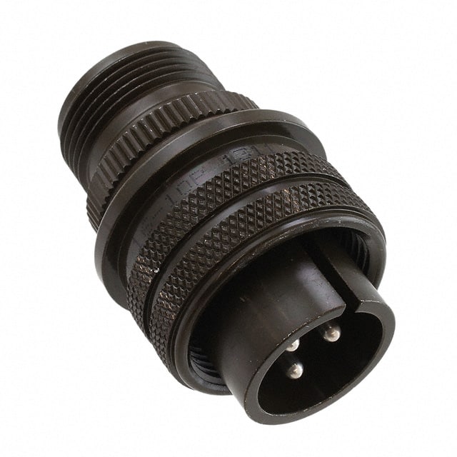 97-3106A-16-10P CONN PLUG MALE 3P SILV SLDR CUP