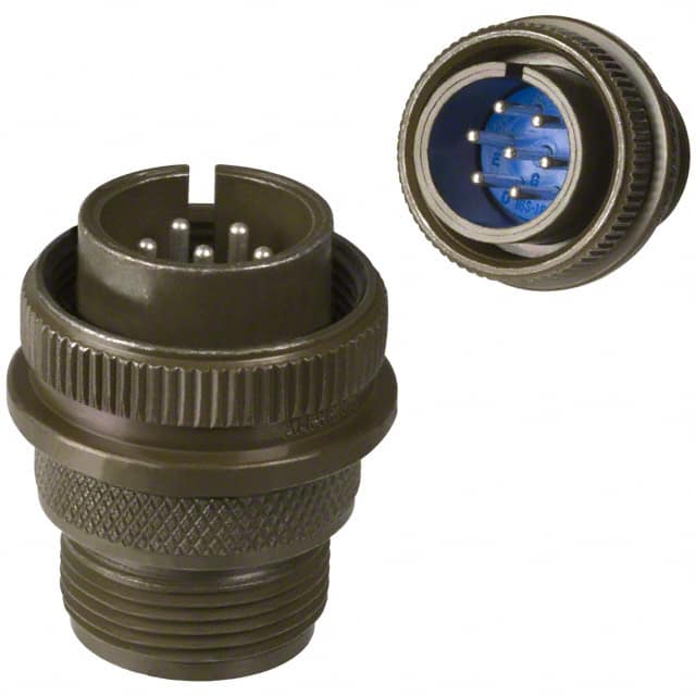 97-3106A-16S-1P CONN PLUG MALE 7P SILV SLDR CUP