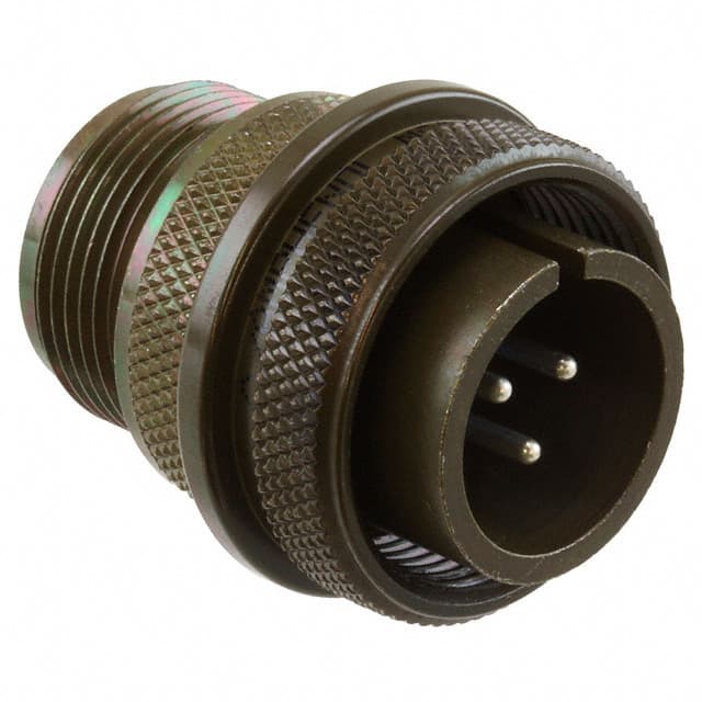 97-3106A-16S-6P CONN PLUG MALE 3P SILV SLDR CUP