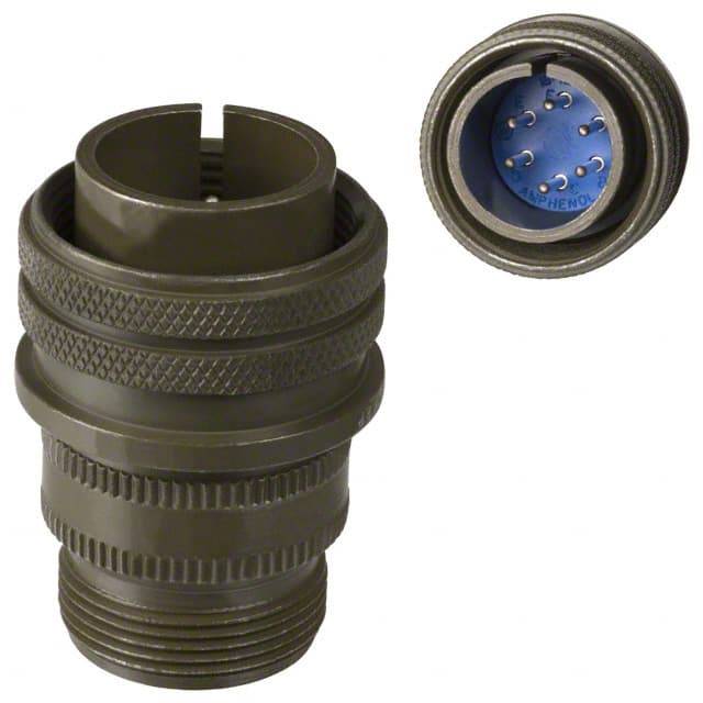 97-3106A-18-12P CONN PLUG MALE 6P SILV SLDR CUP