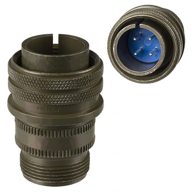 97-3106A-18-4P CONN PLUG MALE 4P SILV SLDR CUP