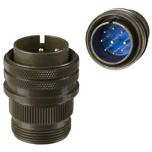 97-3106A-20-16P(946) CONN PLUG MALE 9P SILV SLDR CUP