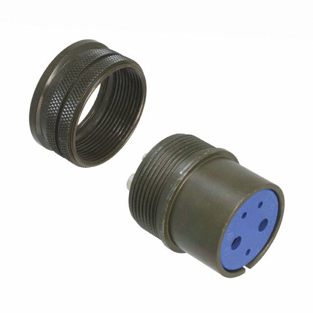 97-3106A-22-12S CONN PLUG FMALE 5P SILV SLDR CUP