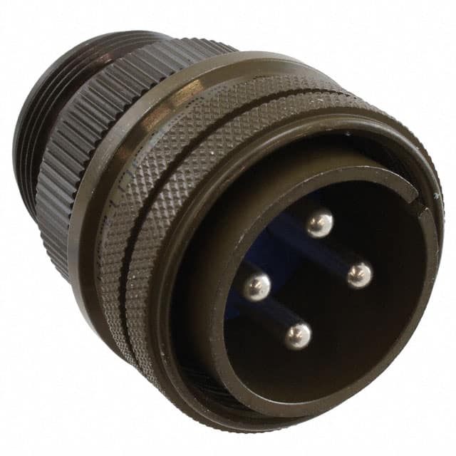 97-3106A-22-22P CONN PLUG MALE 4P SILV SLDR CUP