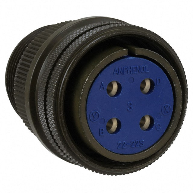 97-3106A-22-22S CONN PLUG FMALE 4P SOLDER CUP