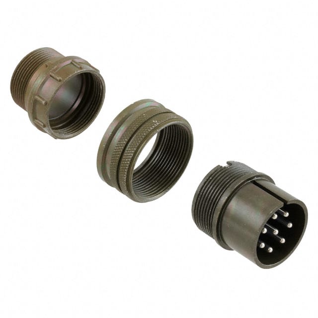 97-3106A-22-23P CONN PLUG MALE 8P SILV SLDR CUP