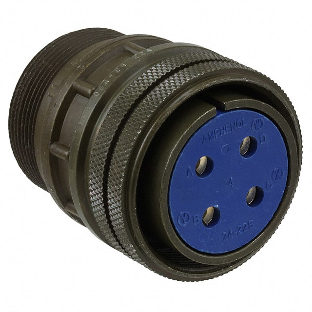 97-3106A-24-22S CONN PLUG FMALE 4P SOLDER CUP