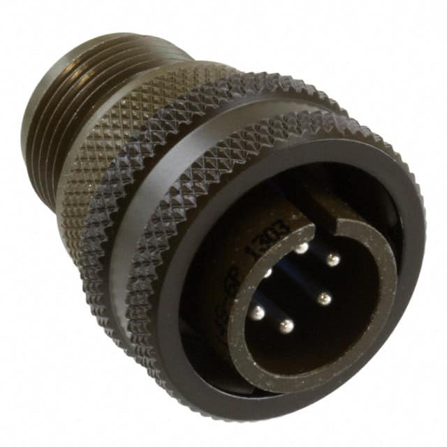 97-3107A-14S-6P CONN PLUG MALE 6P SILV SLDR CUP