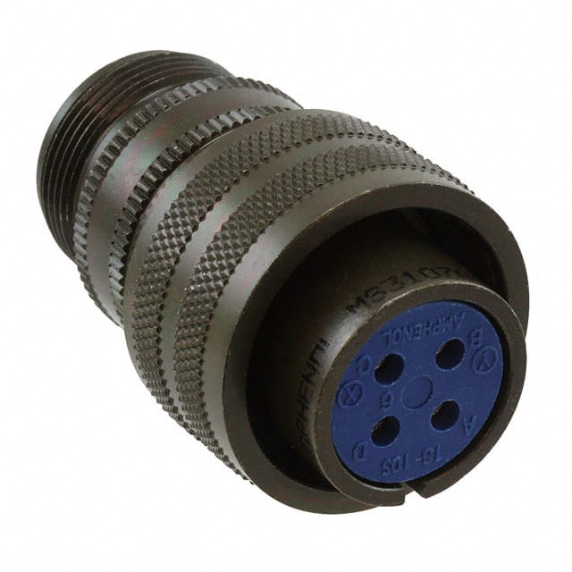 97-3107A-18-10S CONN PLUG FMALE 4P SILV SLDR CUP