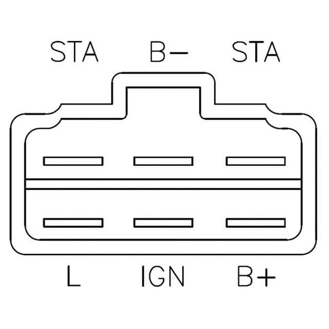 RP201-53710 REGULATOR - RECTIFIER Replacement for Kubota RP201-537