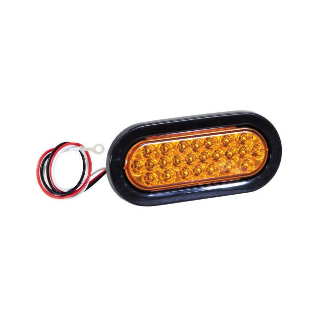 SL66AO 6" OVAL RECESSED STROBE WARNING