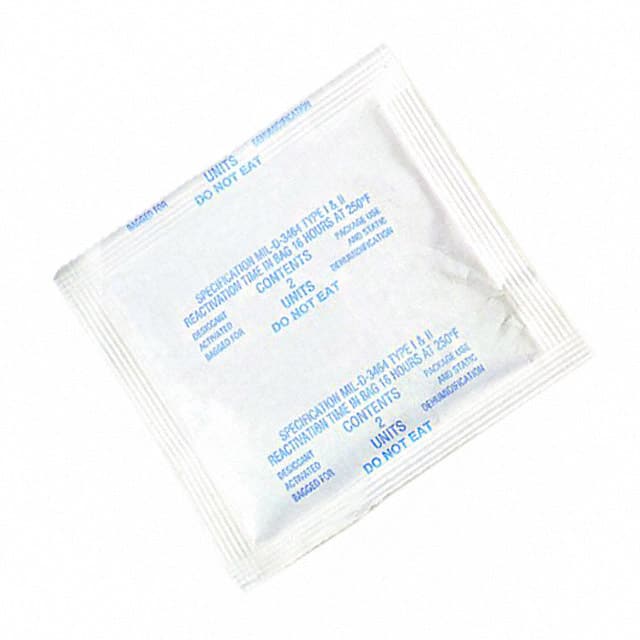 2PLDES150 DESICCANT 2 PLAST BAG 150PC PAIL