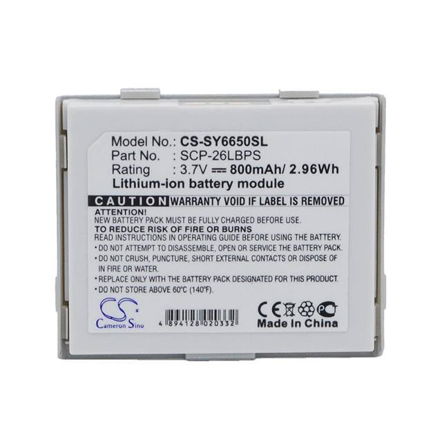 4894128020332 BATTERY Replacement for Cameron Sino 489