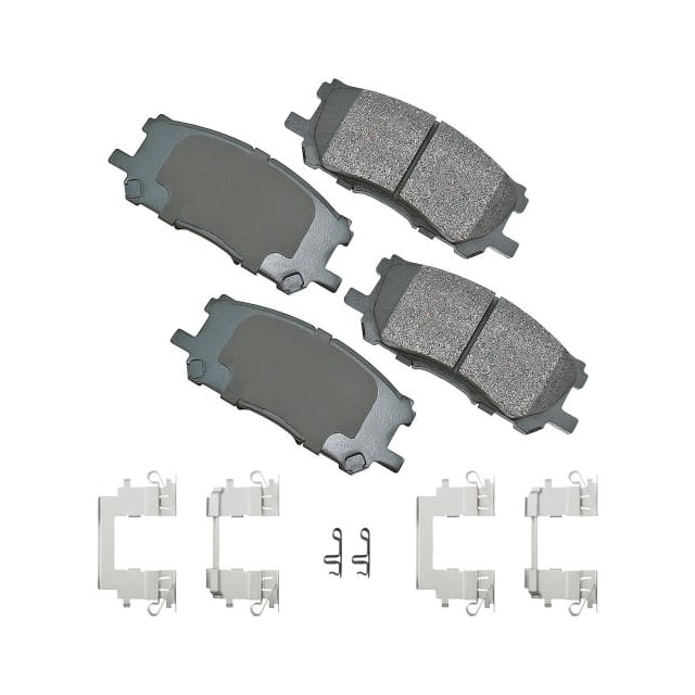AKACT1005A PREM. CERAMIC DISC BRAKE PAD KIT