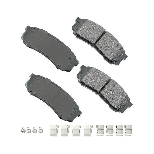 AKASP606A PREM. CERAMIC DISC BRAKE PAD KIT