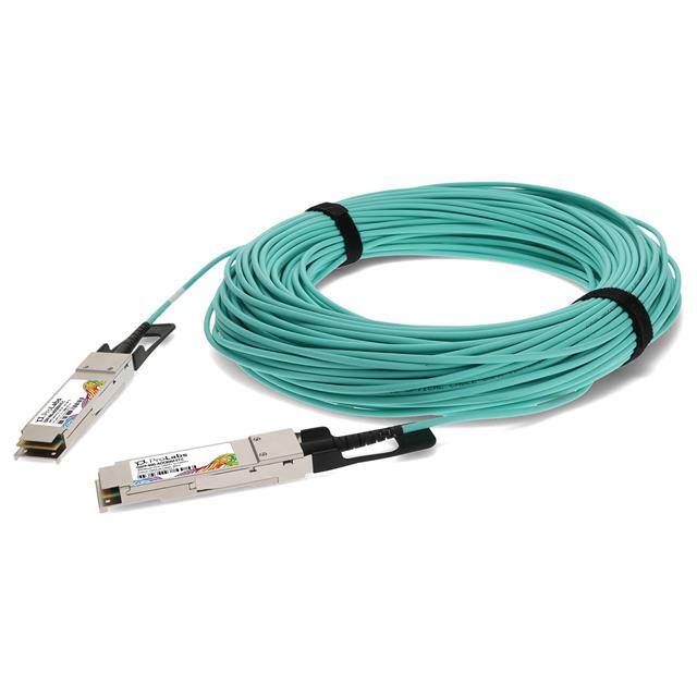 QSFP-40G-AOC80M-FT-C Fortinet Compatible TAA 40GBase-