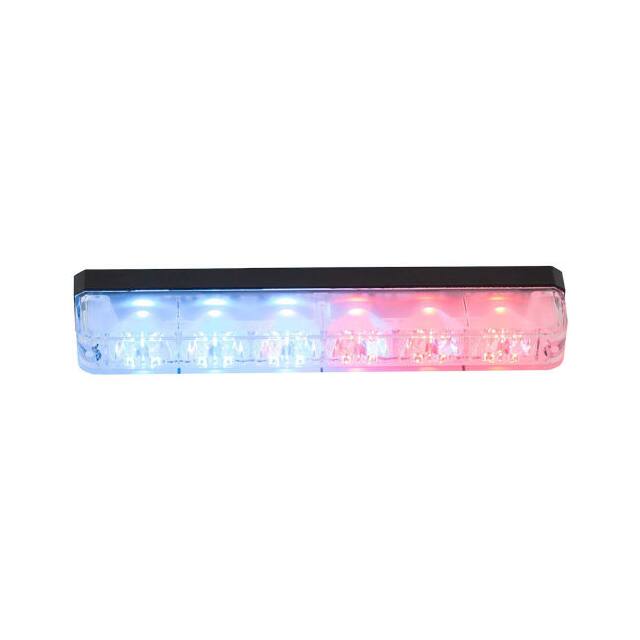 8892805 5.19" RED/BLUE LOW PROFILE STROB