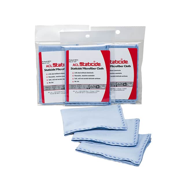 MFC24 STATICIDE MICROFIBER CLOTH BLUE
