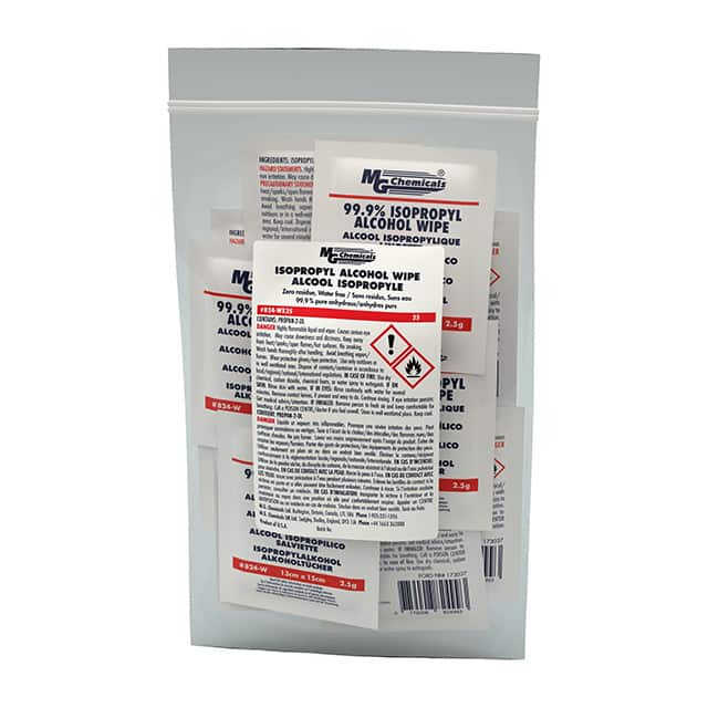 824-WX25 99.9% ISOPROPYL ALCOHOL WIPE
