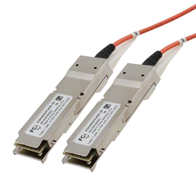 ICD040GVP163D-20 CABLE QSFP+ M-M 20M