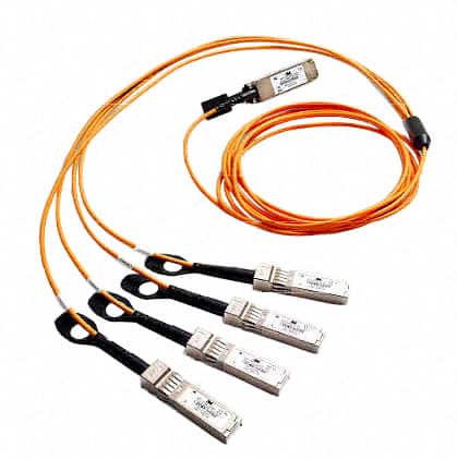 6A25-A0421-020.0-0 CABLE 4SFP+-QSFP+ M-M 20M