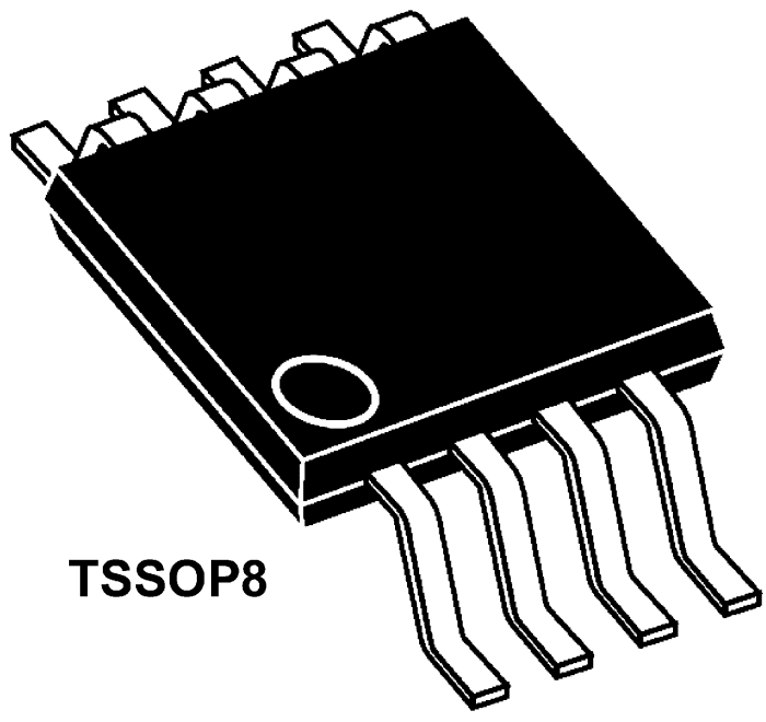 TSM6968DCA The Taiwan Semiconductor TSM6968DCA is an N-Channel MOSFET with a 20V drain-source voltage and 6.5A continuous drain current. It is housed in an 8-pin TSSOP package.