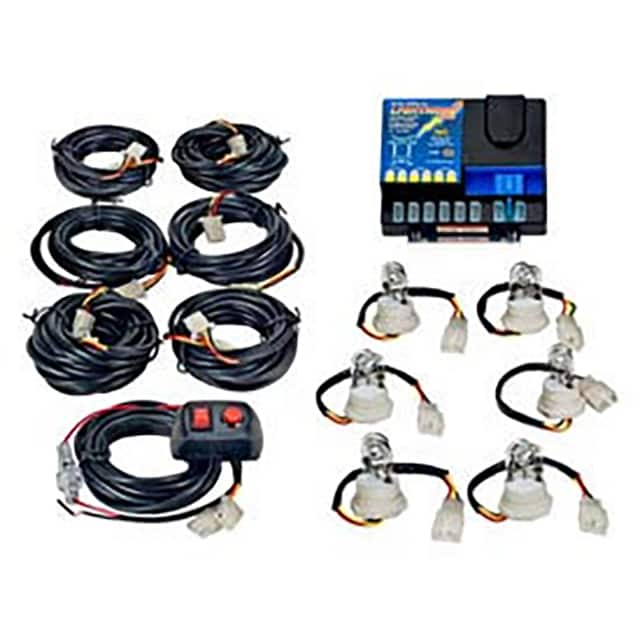 8006-1-6C WOLO STROBE LIGHT KIT, LIGHTNING