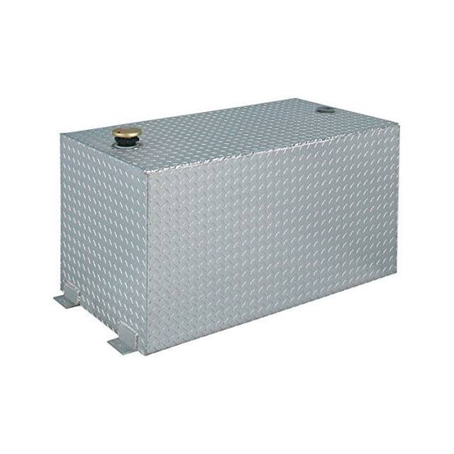 438000 91 GAL. RECTANGULAR ALUMINUM LIQ