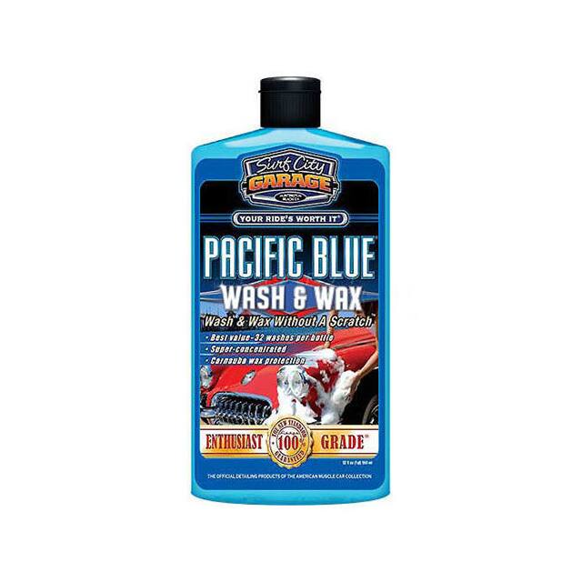 B1103939 PACIFIC BLUE WASH & WAX, 32 OZ.